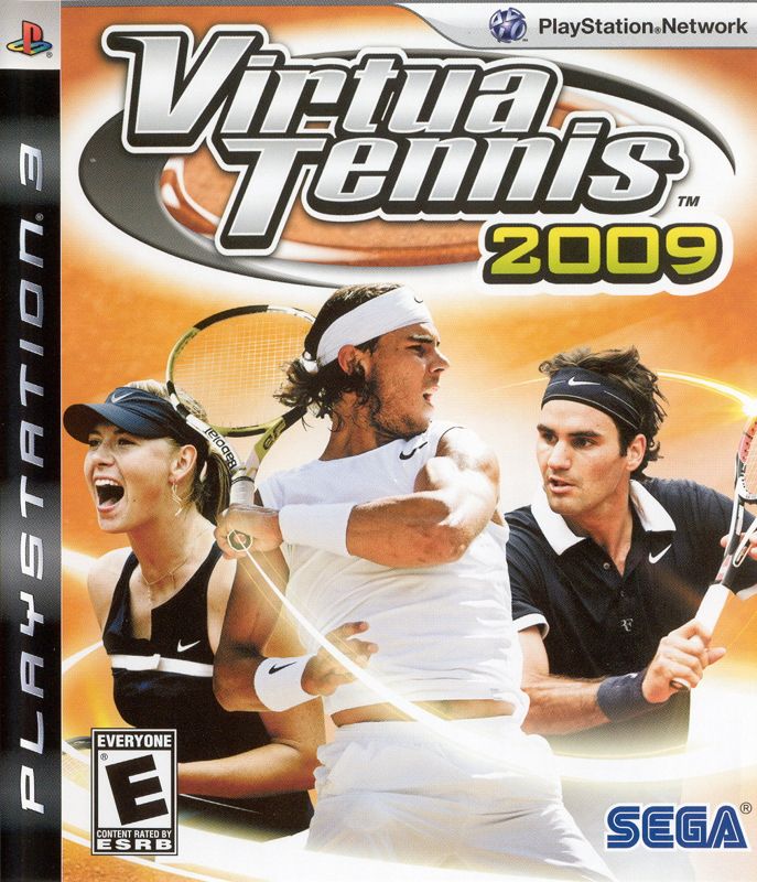 Virtua Tennis 2009 box art for Xbox 360